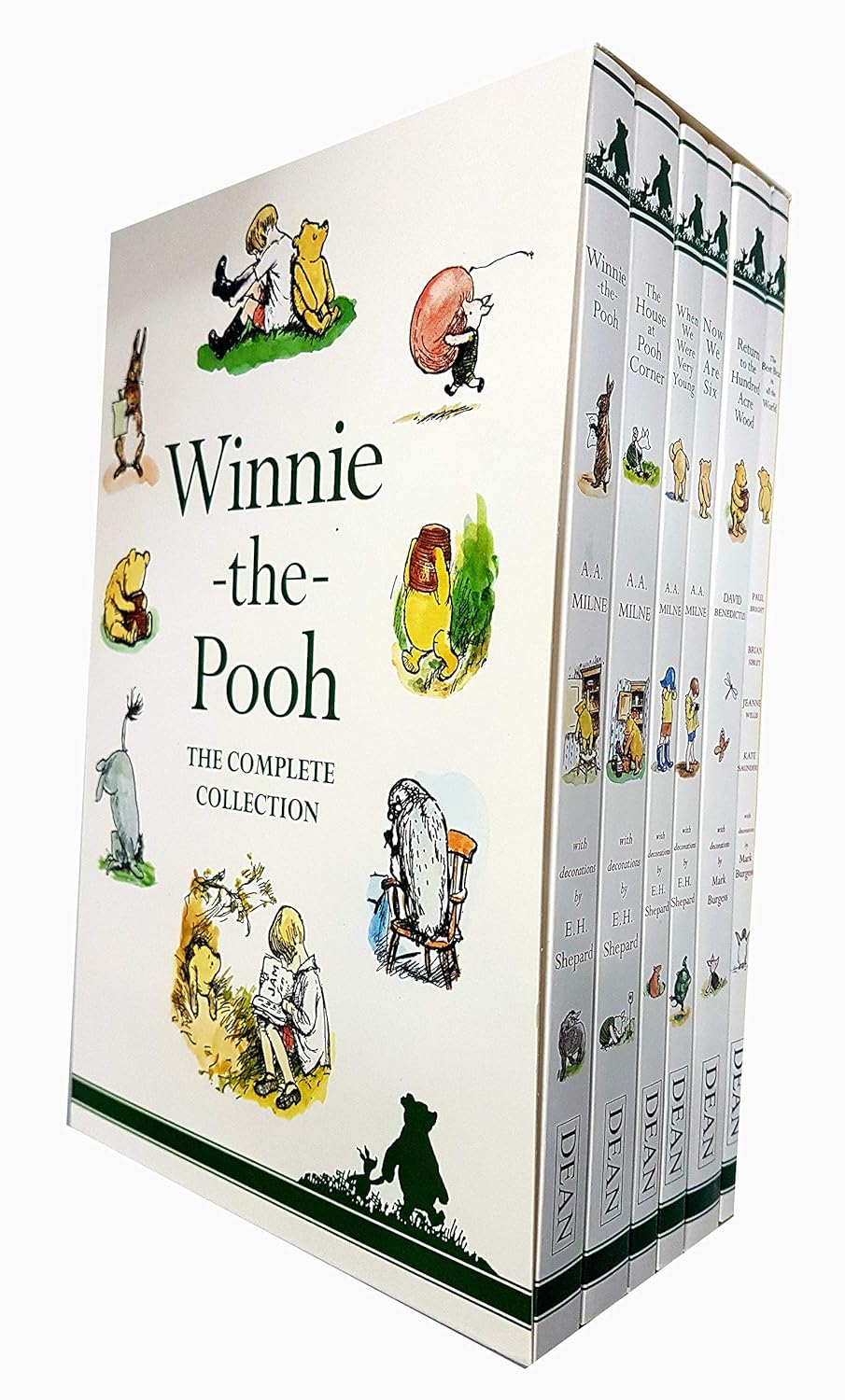 Winnie-the-Pooh 6 Books Box Set - Now We Are Six, Return to the Hundred Acre Wood and more - Paperback