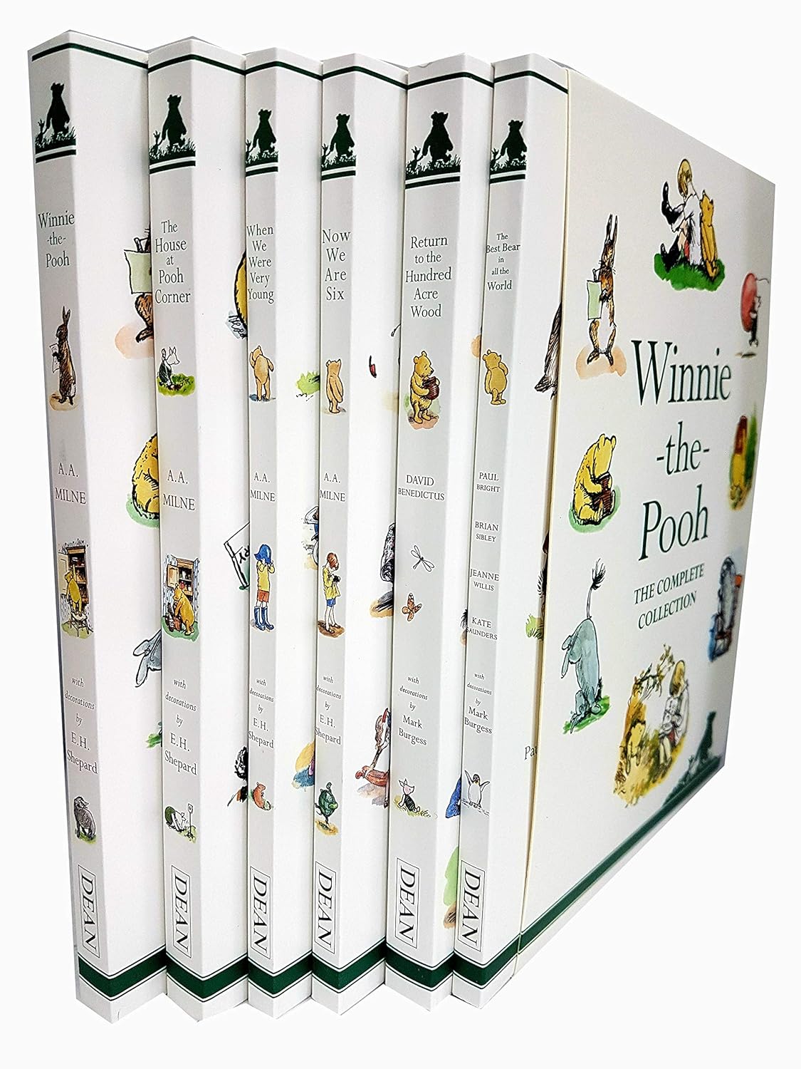 Winnie-the-Pooh Complete Fiction Collection 6 Books Set - Titles Included - Paperback Gift Set
