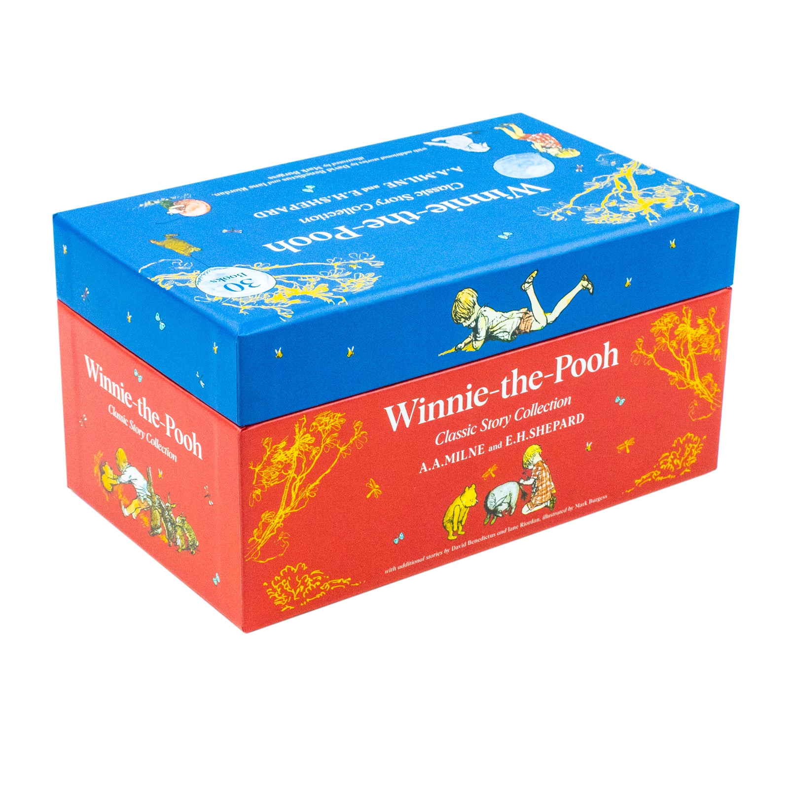Winnie-the-Pooh Classic Story Collection 30 Book Box Set by A.A. Milne - Hardback children's boxed set featuring Pooh, Piglet, Eeyore, Tigger, Kanga and Roo