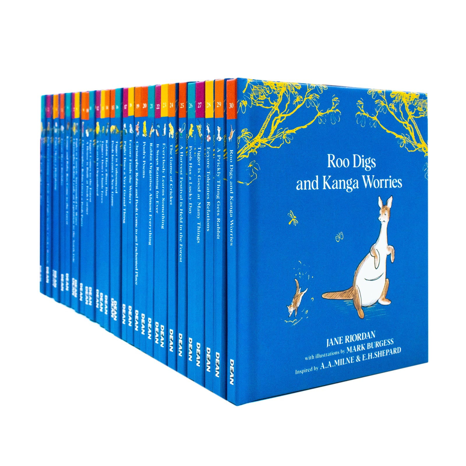 Winnie-the-Pooh Classic Story Collection 30 Book Box Set by A.A. Milne - Hardback children's boxed set featuring Pooh, Piglet, Eeyore, Tigger, Kanga and Roo