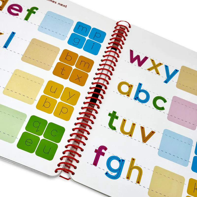 Wipe Clean ABC Activity Book by Sandcastle Books with included wipe-clean pen for letter tracing