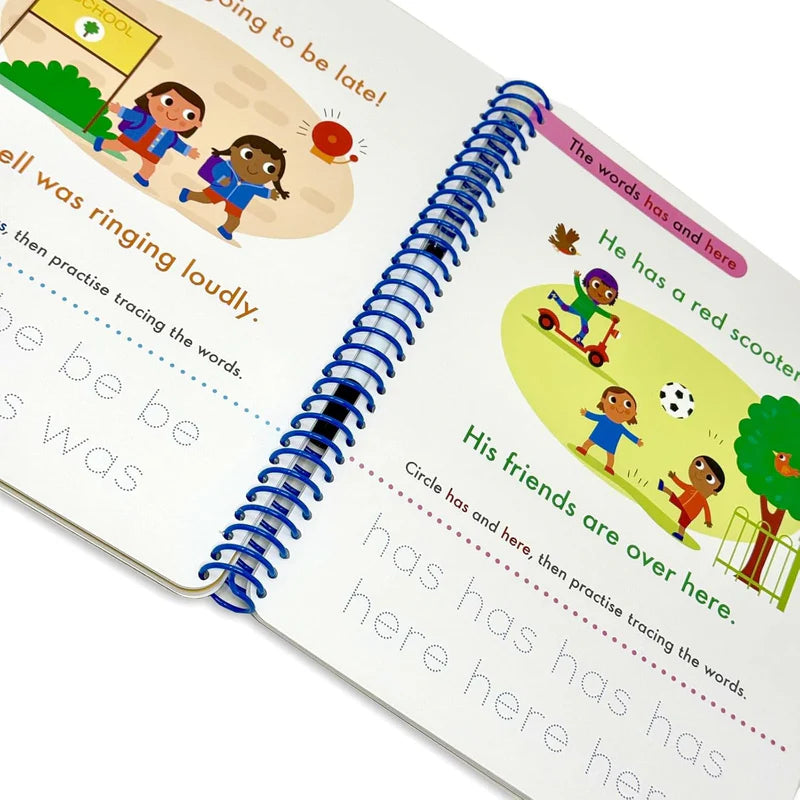 Wipe Clean Early Learning 4 Books Collection Set - inside wipe-clean pages with tracing activities