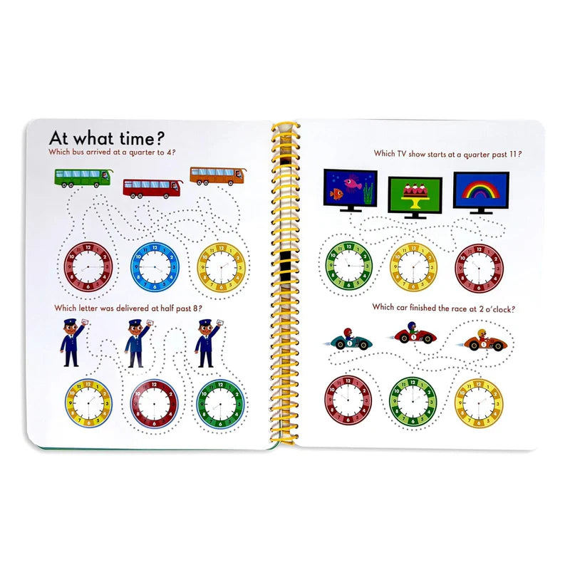 Wipe Clean Get Ready For School Activity Book by Sandcastle Books - paperback for ages 3-5