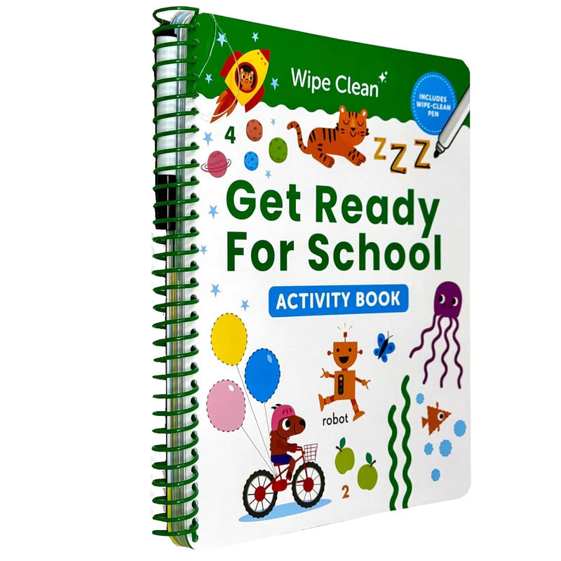 Wipe Clean Starting School Activity Book by Sandcastle Books - paperback for ages 3-5