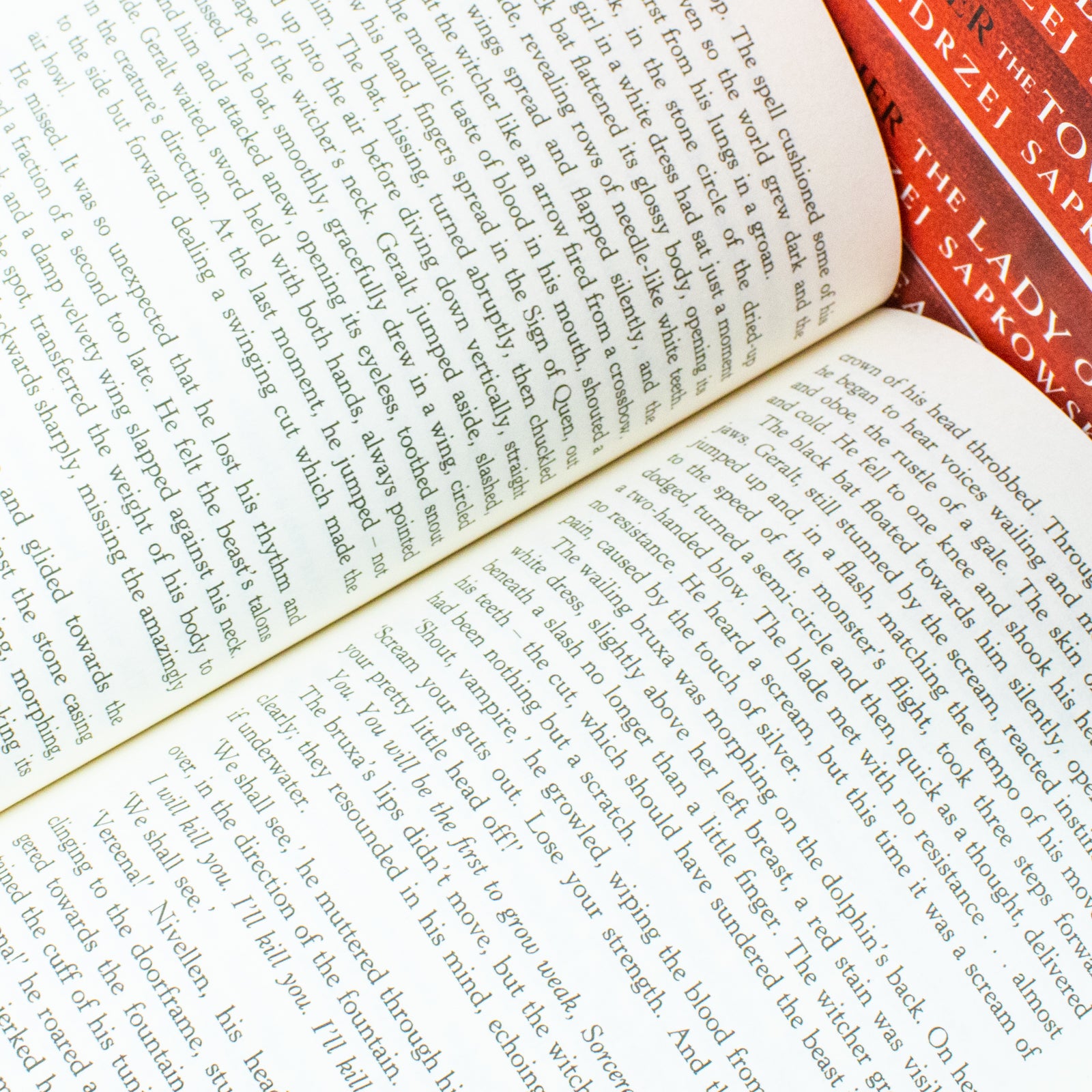 The Witcher 8 Books Collection Box Set stacked - Andrzej Sapkowski paperback fantasy gift set