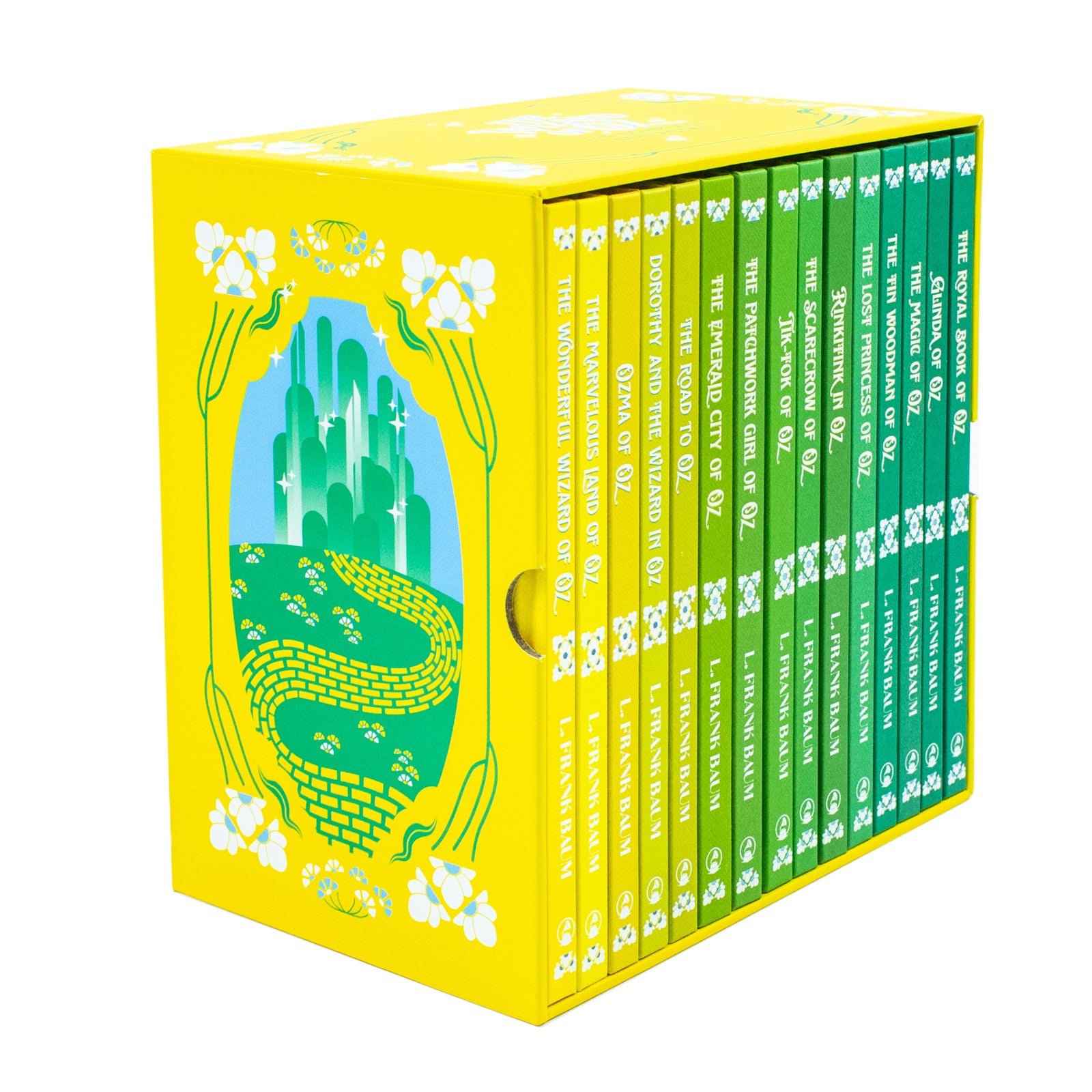 The Wizard of Oz 15 Books Collection Set by L. Frank Baum - hardback front cover display
