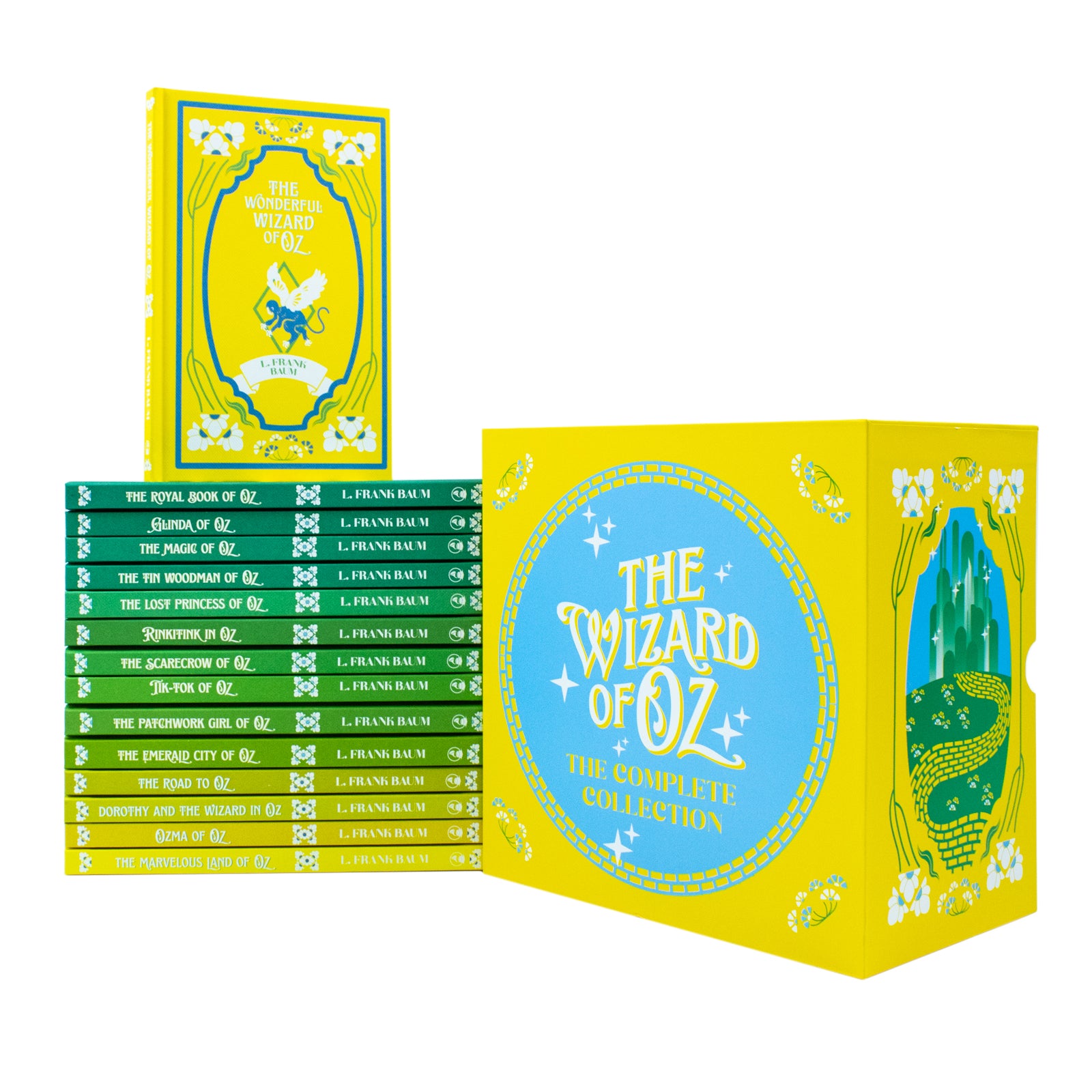 The Wizard of Oz Collection - Glinda of Oz and The Magic of Oz hardback covers