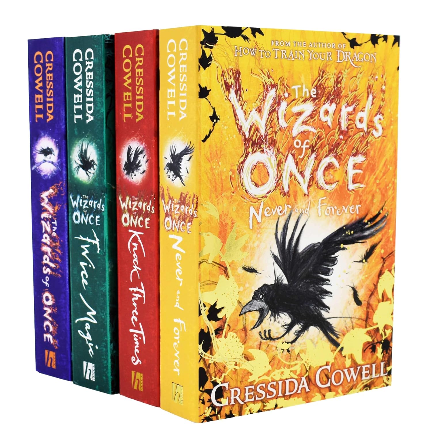The Wizards of Once 4 Books Collection Set by Cressida Cowell - paperback fantasy series for ages 9-12