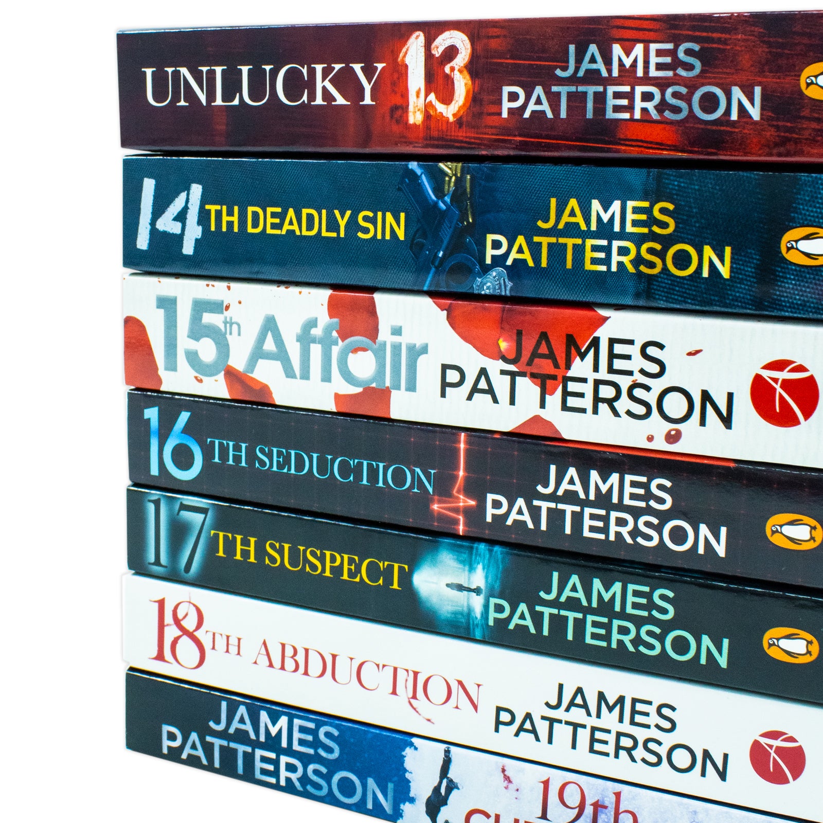 Women's Murder Club Series Books 13-19 by James Patterson - 7 Book Paperback Collection Set, close up of covers