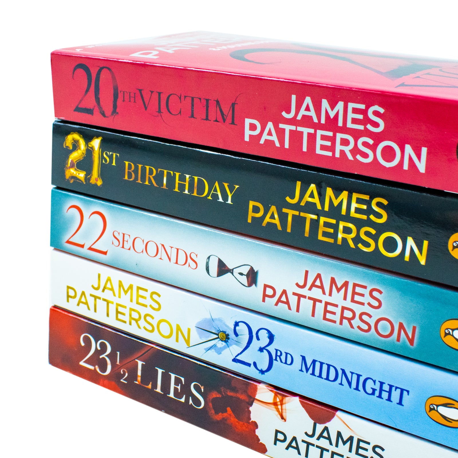 Women's Murder Club Series by James Patterson - 5 Books Collection Set (20th Victim, 21st Birthday, 22 Seconds, 23rd Midnight, 23 1/2 Lies) - Paperback Crime Fiction