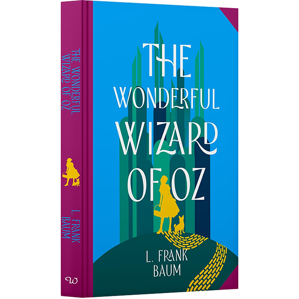 The Wonderful Wizard of Oz by L. Frank Baum - sprayed edge detail on hardback classic children's novel
