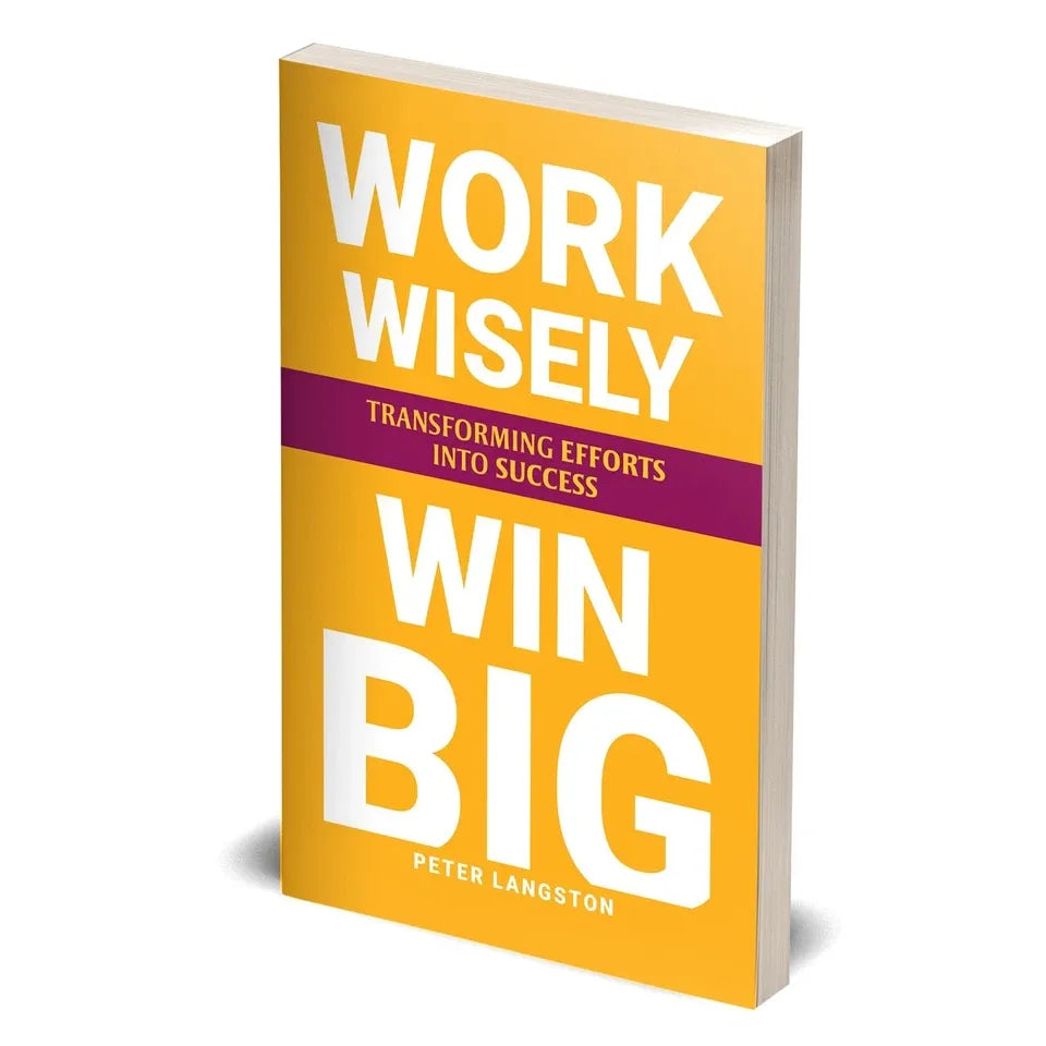 Work Wisely, Win Big by Peter Langston - paperback spine and cover detail