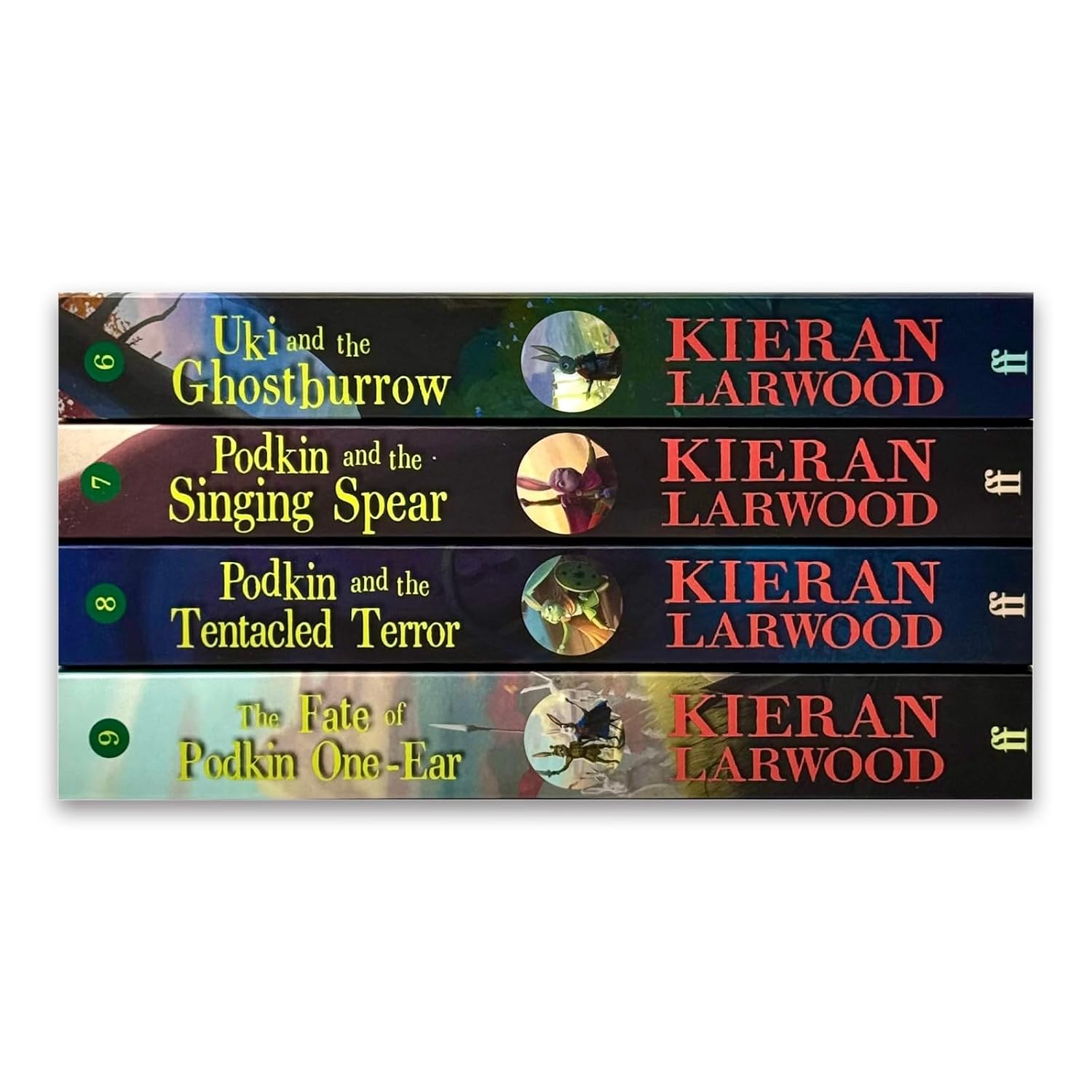 Podkin and the Tentacled Terror paperback cover by Kieran Larwood, Five Realms series