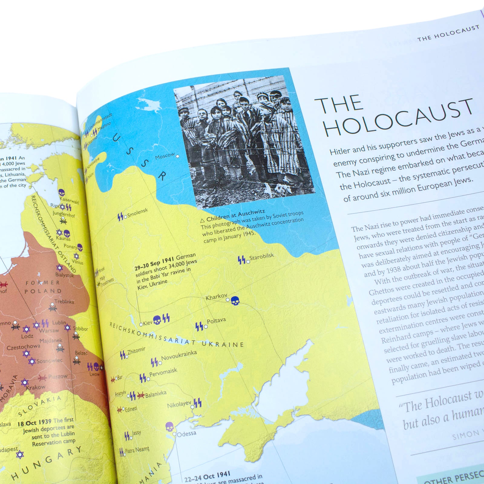 World War II Map by Map by DK - History Map by Map hardback back cover