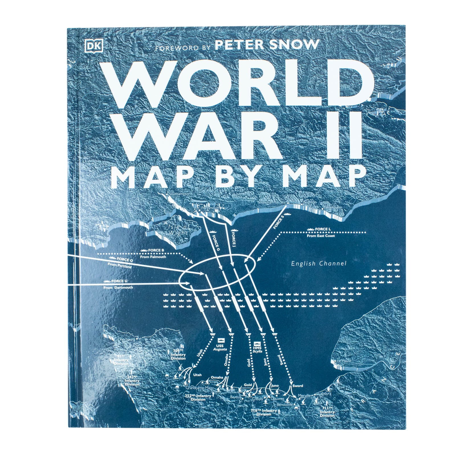 World War II Map by Map by DK - History Map by Map hardback front cover