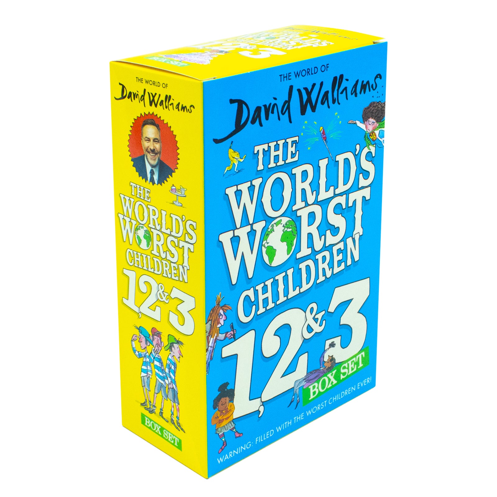 The World's Worst Children 1, 2 & 3 Box Set by David Walliams - paperback, illustrated by Tony Ross, ages 7-9