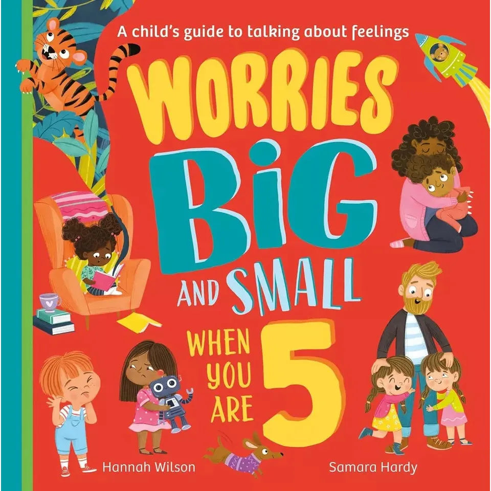 Worries Big and Small When You Are 5 6 7 8 books stacked - childrens paperback set ages 5-8