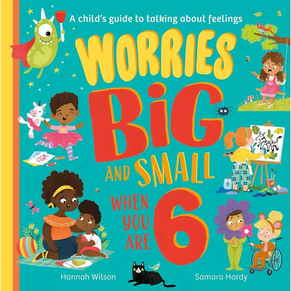 Worries Big and Small 4 book paperback set spines - Hannah Wilson childrens gift collection