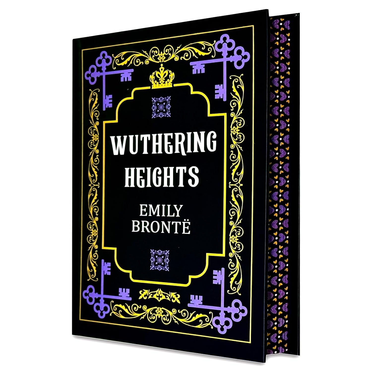 Wuthering Heights by Emily Brontë decorative collectible hardback edition front cover