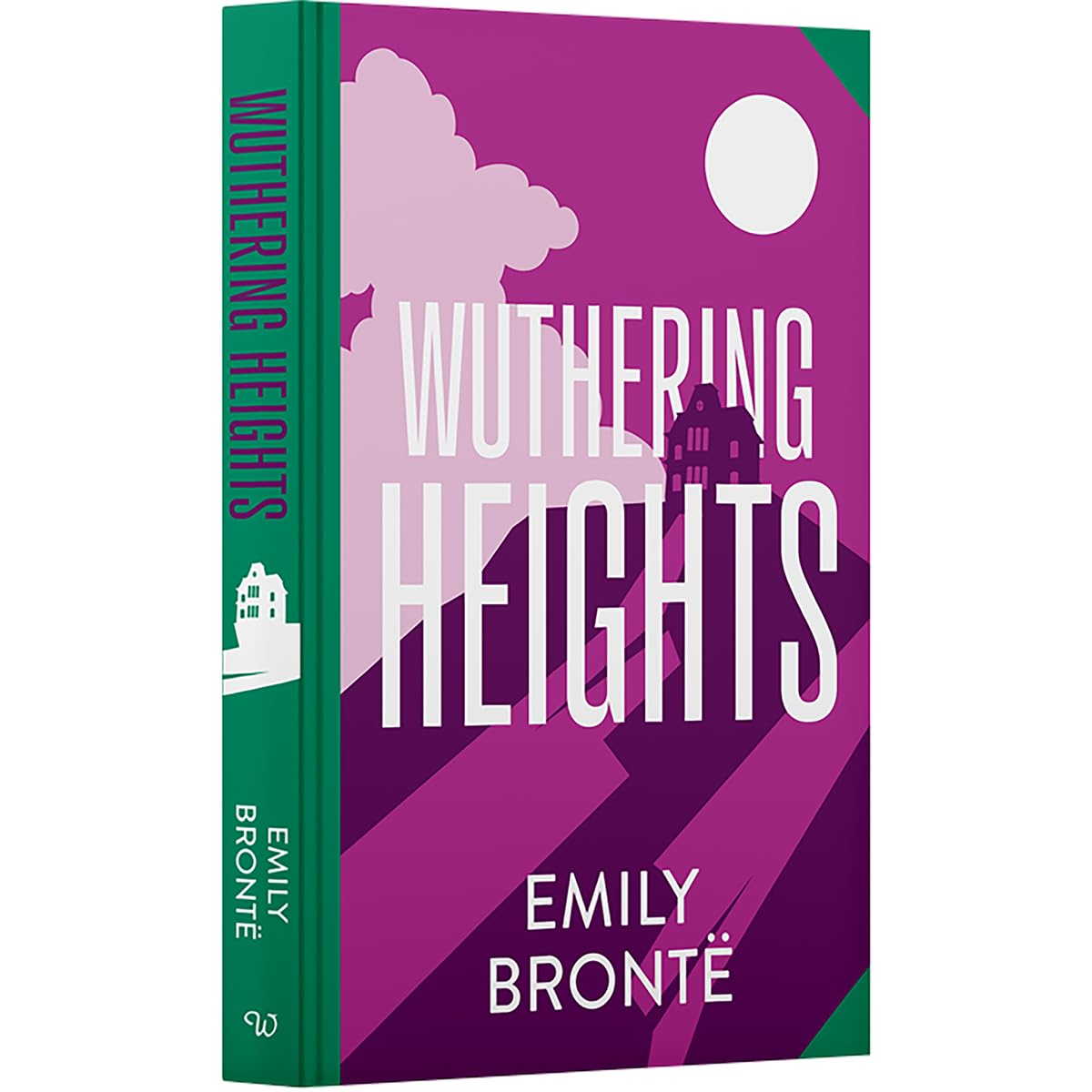 Wuthering Heights by Emily Bronte hardback book spine, Wilco Classics sprayed edge edition
