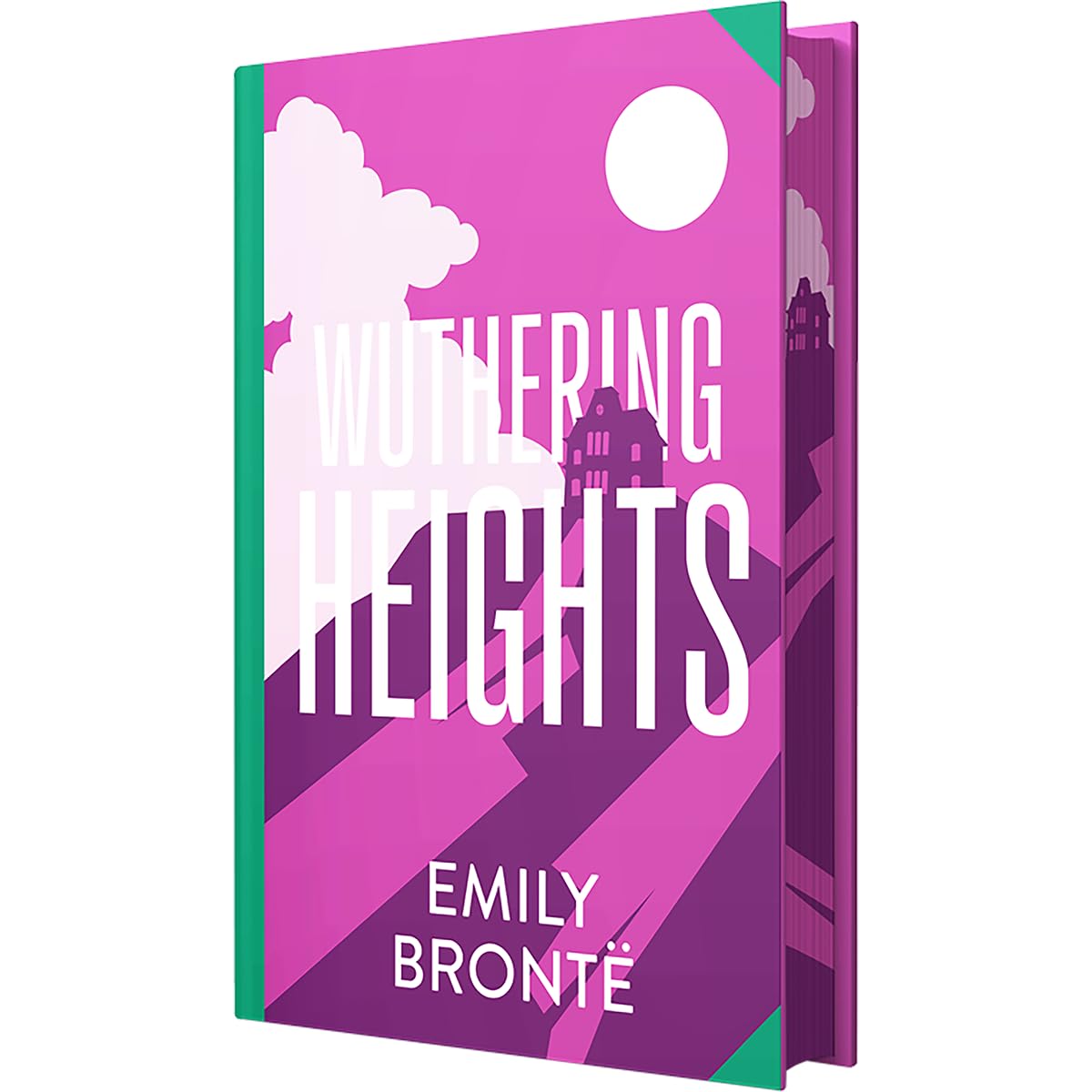 Wuthering Heights by Emily Bronte - Wilco Classics sprayed edge premium hardback front cover