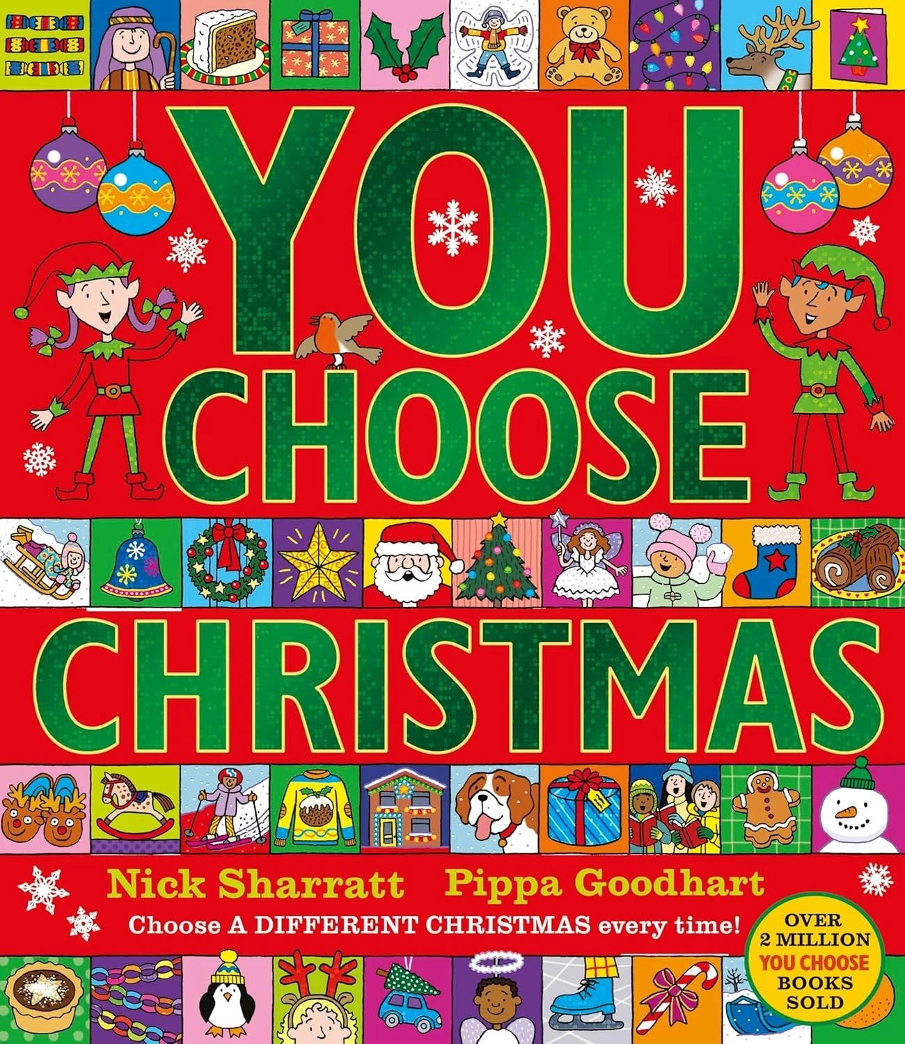 You Choose Christmas by Pippa Goodhart and Nick Sharratt - Paperback picture book cover