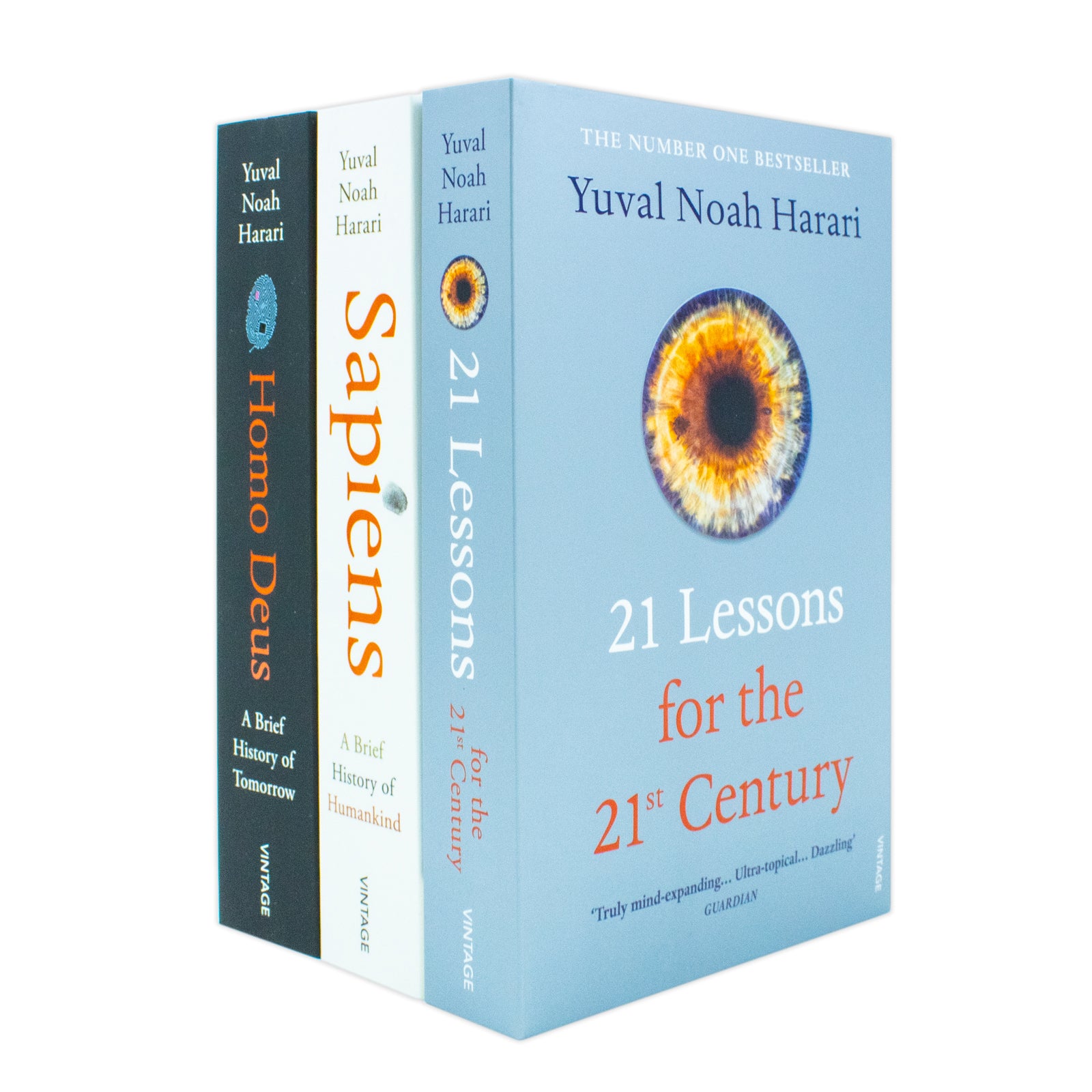 Yuval Noah Harari 3 Books Collection Set - Sapiens, Homo Deus, 21 Lessons - Paperback Non-Fiction