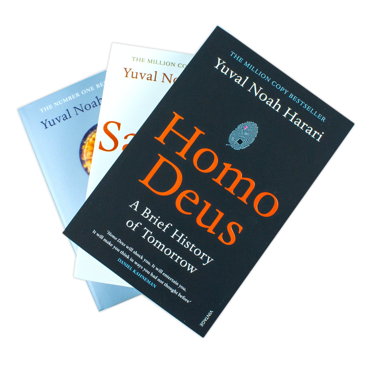 Yuval Noah Harari 3 Books Collection Set - Sapiens, Homo Deus, 21 Lessons - Paperback Non-Fiction