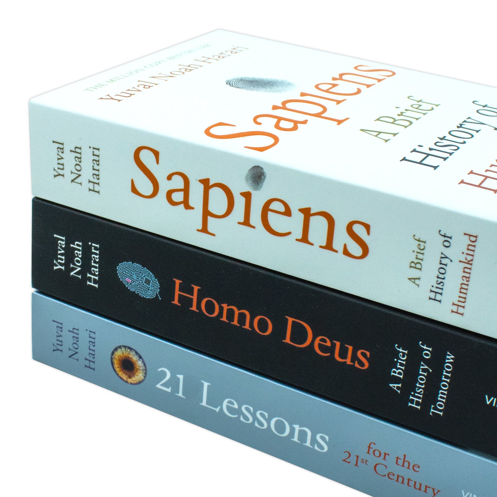 Yuval Noah Harari 3 Books Collection Set - Sapiens, Homo Deus, 21 Lessons - Paperback Non-Fiction