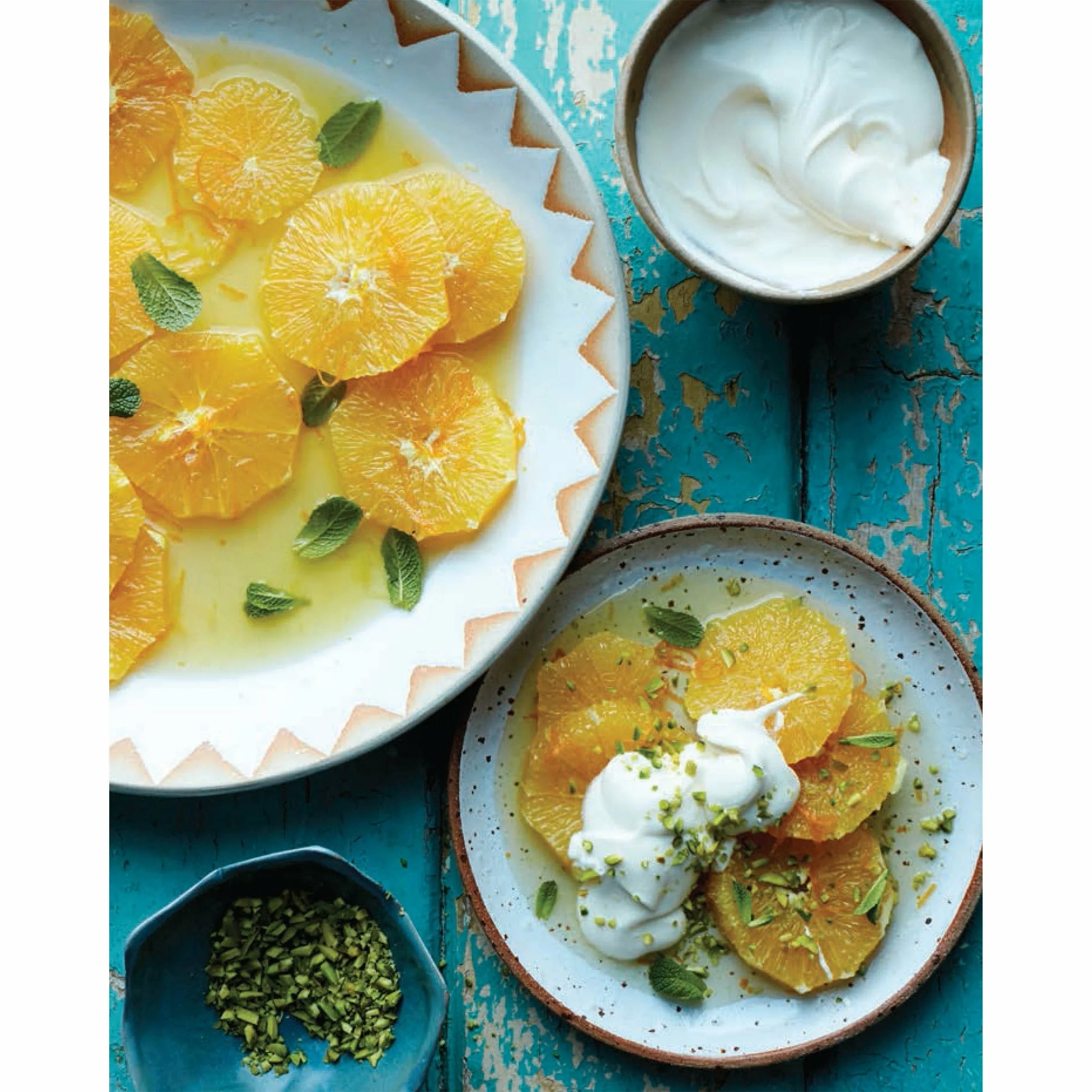 Zaitoun Palestinian cookbook by Yasmin Khan - mezze and salad recipes page