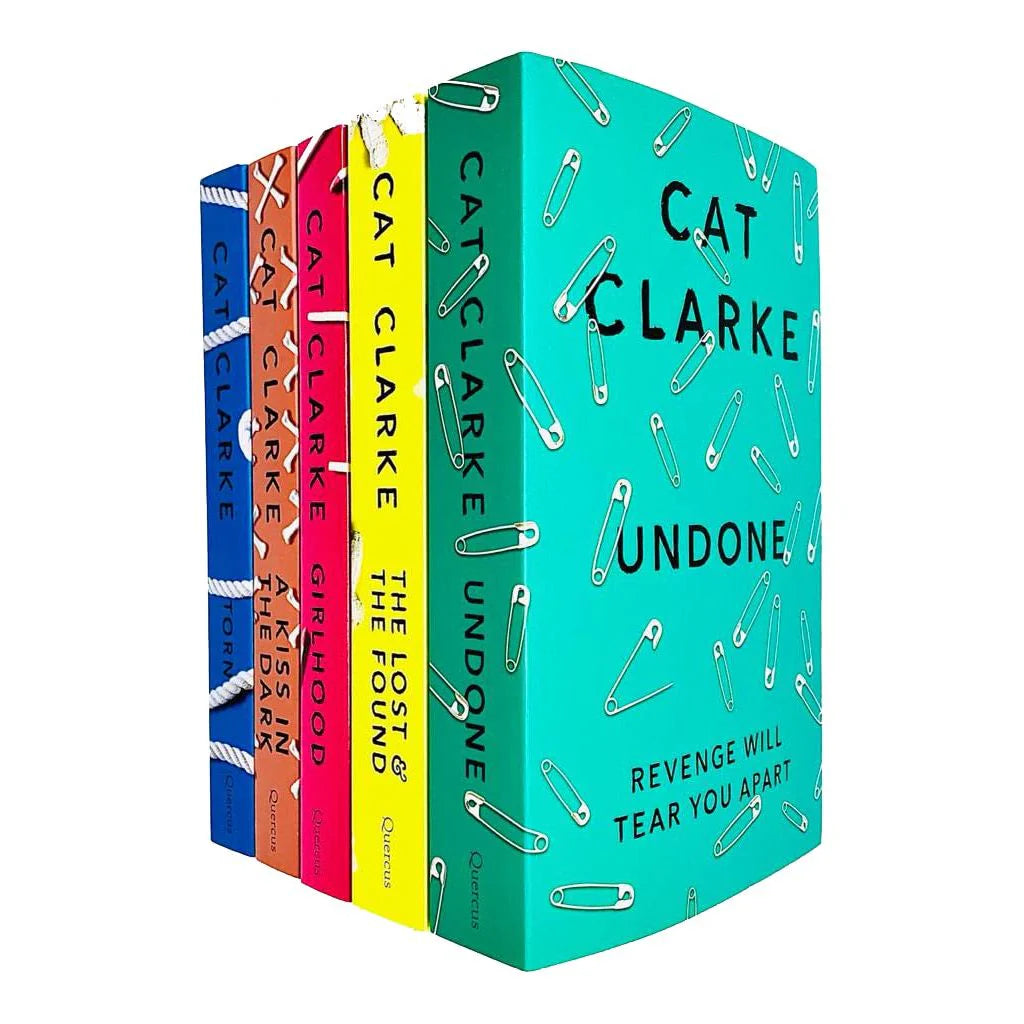 Zoella Book Club by Cat Clarke 5 Books Collection Set - Undone, Torn, Girlhood, A Kiss in the Dark, The Lost and the Found - Young Adult Paperback