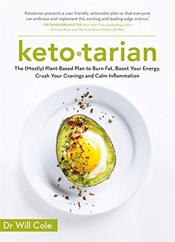 Ketotarian: (Mostly) Plant-based Plan to Burn Fat, Boost Energy, Crush Cravings Paperback - Lets Buy Books