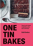 One Tin Bakes: Sweet and simple traybakes, pies, bars and buns by Edd Kimber Paperback - Lets Buy Books