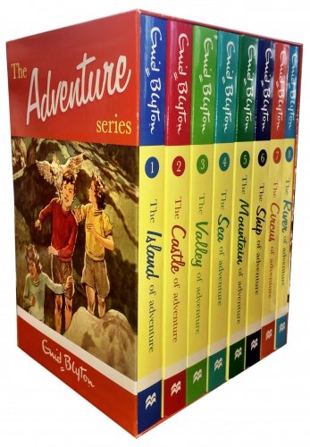 Enid Blyton : Adventure Series 8 Book Collection Box Set (The Island of Adventure) - Lets Buy Books