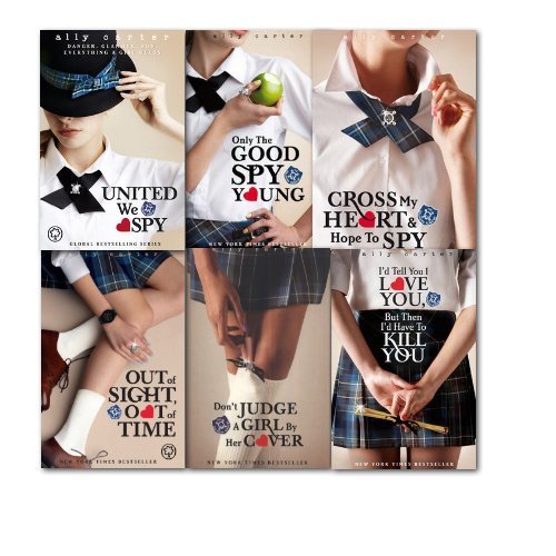 Gallagher Girls Series Collection Ally Carter 6 Books Set ( United we Spy ) Paperback - Lets Buy Books