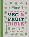RHS Grow Your Own Veg & Fruit Bible (Perennial Gardening) by Carol Klein Hardcover - Lets Buy Books