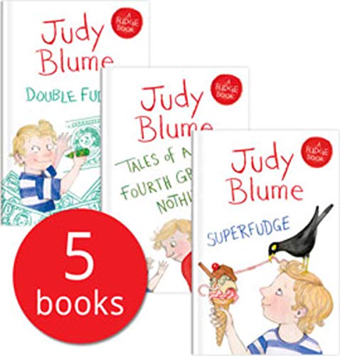 Judy Blume 5 Books Collection Set Series Double Fudge, Superfudge Paperback - Lets Buy Books