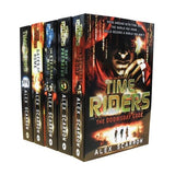 TimeRiders Collection Alex Scarrow 5 Books Set (Time Riders, Gates of Rome, Eternal War) - Lets Buy Books