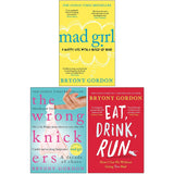 Bryony Gordon 3 Books Collection Set (Mad Girl, The Wrong Knickers & Eat Drink Run) - Lets Buy Books
