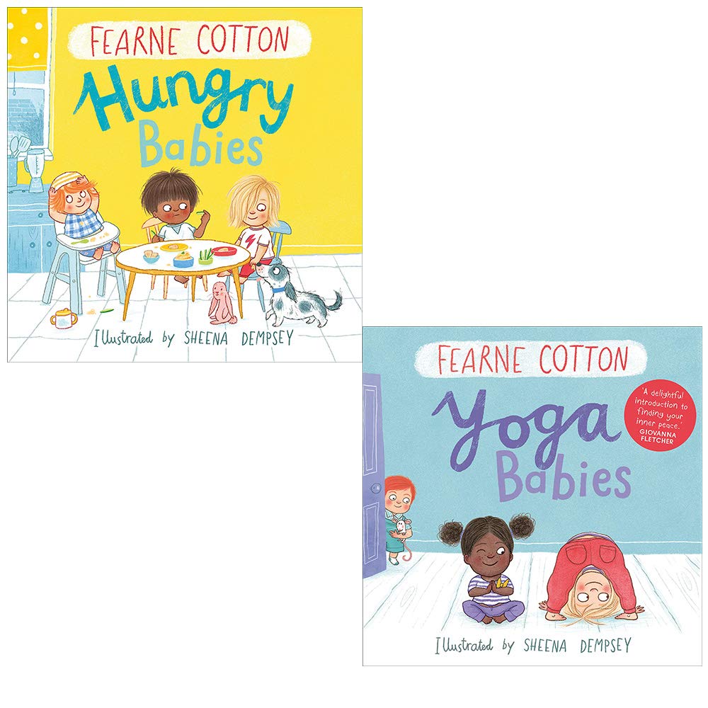 Fearne Cotton Collection 2 Books Set (Hungry Babies, Yoga Babies) Paperback - Lets Buy Books