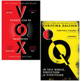 Christina Dalcher 2 Books Collection Set (Vox: Silence Can Be And Q: In This World) - Lets Buy Books