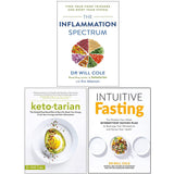 Dr Will Cole Collection 3 Books Set (The Inflammation Spectrum, Ketotarian, Intuitive) - Lets Buy Books