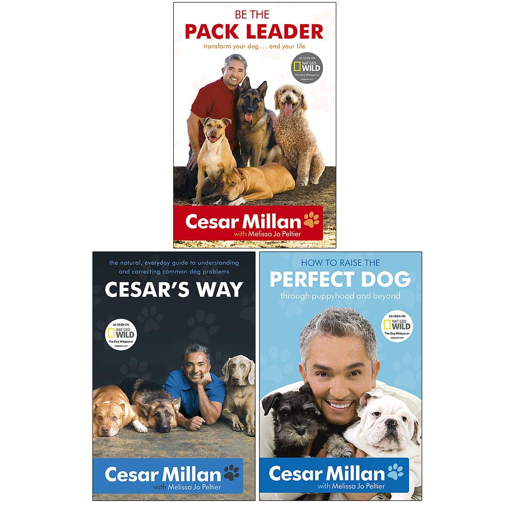 Cesar Milan 3 Books Collection Set (Be the Pack Leader, Cesar's Way & More..) Paperback - Lets Buy Books