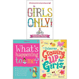 Girls Only, What's Happening to Me Girls, Growing Up for Girls 3 Book Collection Set - Lets Buy Books