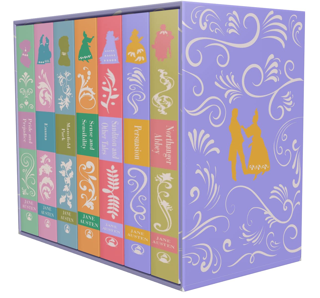 Jane Austen The Complete 7 Books Boxed Set (Emma, Pride and Prejudice) Hardcover - Lets Buy Books