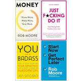 Just F*cking Do It, You Are a Badass, Start Now Get Perfect Later 4 Books Collection Set - Lets Buy Books