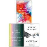 Brian Cox 3 Books Collection Set | Forces of Nature | The Planets | Human Universe - Lets Buy Books