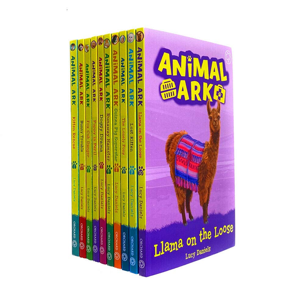 Animal Ark 10 Books Set Collection By Lucy Daniels (Lost Kitten, Doggy Drama) Paperback - Lets Buy Books