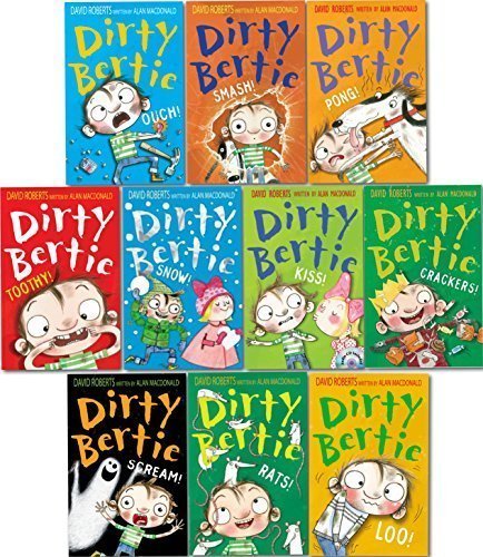 Dirty Bertie - Series 2 - David Roberts 10 Books Collection Set Paperback ( TOOTHY ) - Lets Buy Books