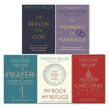 Timothy Keller 5 Books Collection Set Hidden Christmas, Prayer, My Rock My Refuge - Lets Buy Books